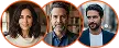 Avatars van tevreden Token Tact 2.0 gebruikers